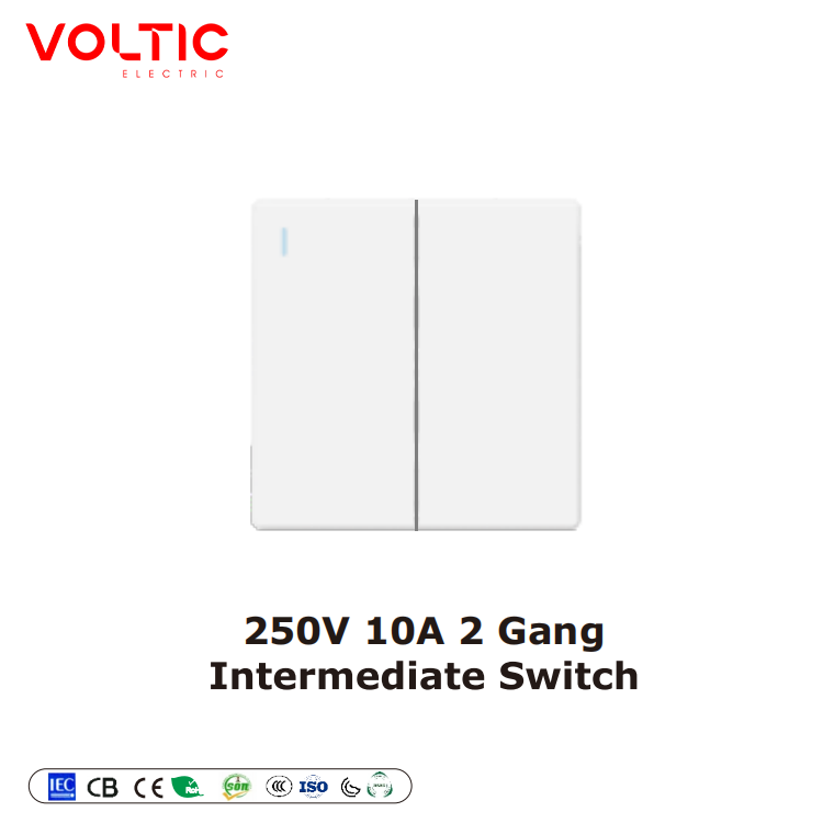 2 gang intermediate switch