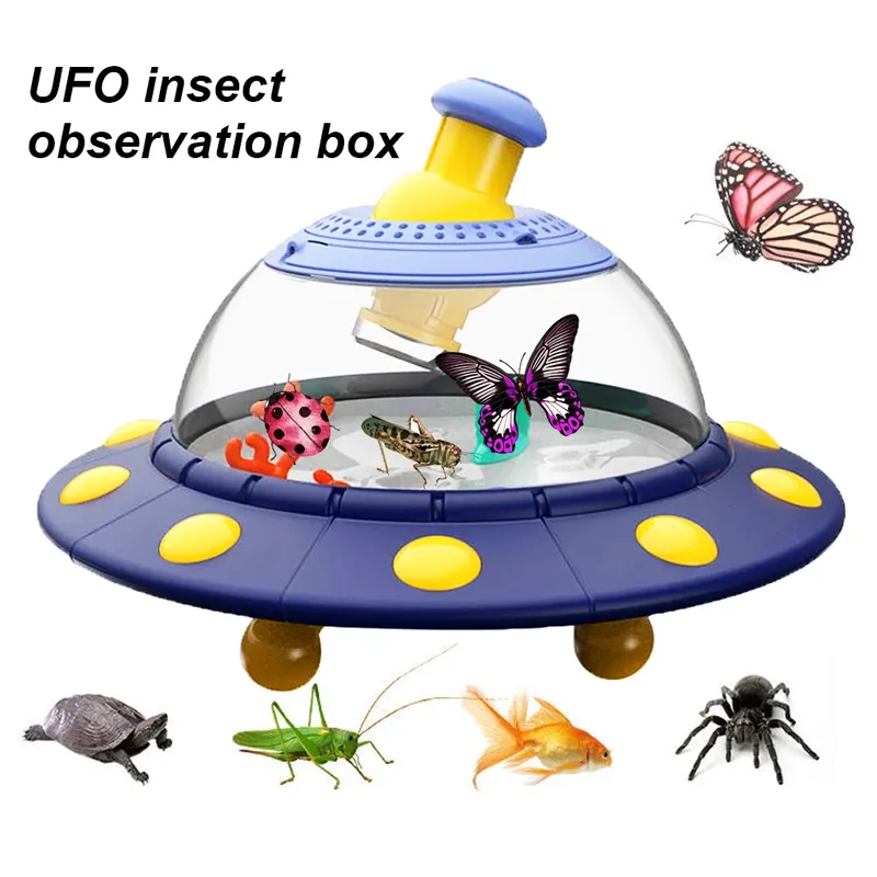 Kriter Penangkap Serangga, Kotak Observasi untuk Anak-anak, Luar Ruangan Portabel Penangkap Serangga, Kit Percobaan Biologi, Mainan STEM untuk Anak-anak