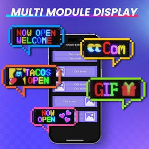 Đầy đủ màu di chuyển dẫn hiển thị dấu hiệu cho Bluetooth app điều khiển linh hoạt <span class=keywords><strong>LED</strong></span> chiếu sáng dấu hiệu - Product Image 3