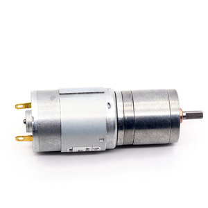 家用电器用带滚珠轴承的12v直流无刷电机JGA25-385特点齿轮刷