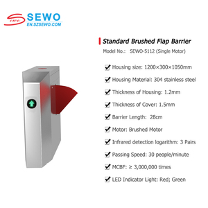 SEWO Niedrigpreis-Drehkreuz klappen-Barrier-Gates-Zugangs kontroll system für das RFID-Barrier-Gate-Zugangs kontroll system für Fußgänger - Product Image 3