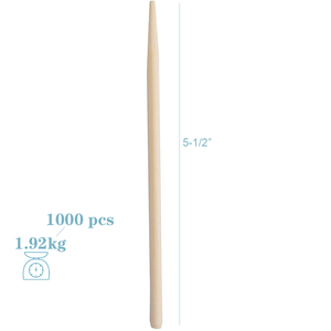キャラメルコーンコブ木製キッチンバーベキュースティック木製キャンディーアップルスティック用の丈夫な竹スティック
