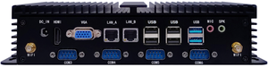 Elsky Pentium 3825U 4025U 4558U Mini PC DDR3 4LAN 6COM Mini computadora de escritorio Thin Client X86 Linux Mini PC industrial sin ventilador - Product Image 3