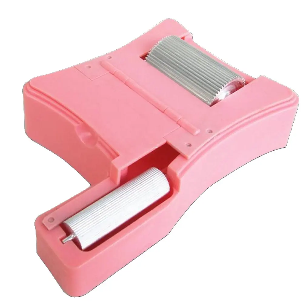 Caja de pintura con borde de cuero en forma de P, máquina de pintura a color para bolso, cinturón, billetera
