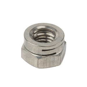 Nf E 25-411 304 thép không gỉ A2-70 kép rãnh tự khóa hình lục giác NUT - Product Image 2