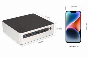 X86 Celeron N2840 Mini-PC 2 Dual Lan Industrial PC Nano Barebone Ubuntu sin ventilador Micro Mini PC Mini ordenador barato Mini PC - Product Image 3
