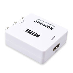 Mini HDMI2AV a RCA Audio Video AV CVBS Adaptador Convertidor hasta 1080P para aplicaciones de cámara con 1 año de garantía - Product Image 2