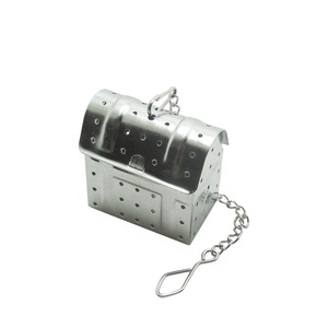 UJ-TI097 House Shape Stainless Steel Tea Infuser Tea Strainer With <strong>Chain</strong>