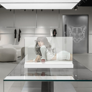 Коммерческий Настольный тип Smart ooled реклама Android Hd-Mi версия Прозрачный ooled экран - Product Image 3