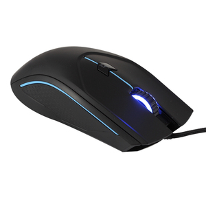Mouse USB cablato per computer e laptop, uso mano destra o sinistra-nero - Product Image 2