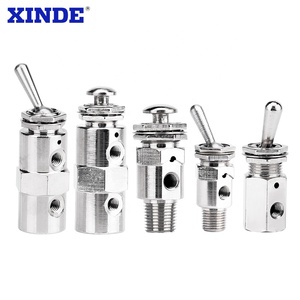 2 pozisyon 3Way pnömatik düğme kontrol vanası manuel anahtar TAC mekanik hava valfi - Product Image 3