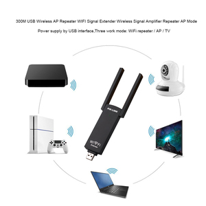 OEM/ODM 300Mbps USB wi-fi两天线新升级无线N中继器网络路由器Wifi范围扩展器 - Product Image 4