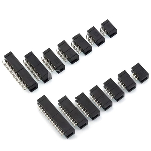 DC3 JTAG ช่องเสียบ ISP 2.54มม. ช่องเสียบกล่อง IDC 6P/8P/10P/14P/16P/20P/30P/34P/40P แถวคู่เข็มโค้ง - Product Image 1