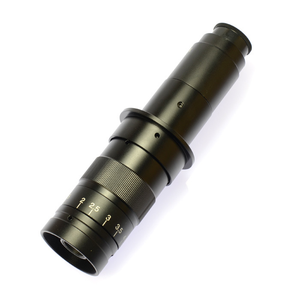 Lente de objetivo de cámara de microscopio de vídeo 180X, accesorios de lente de Zoom ajustable múltiple 180, para cámara VGA USB - Product Image 6