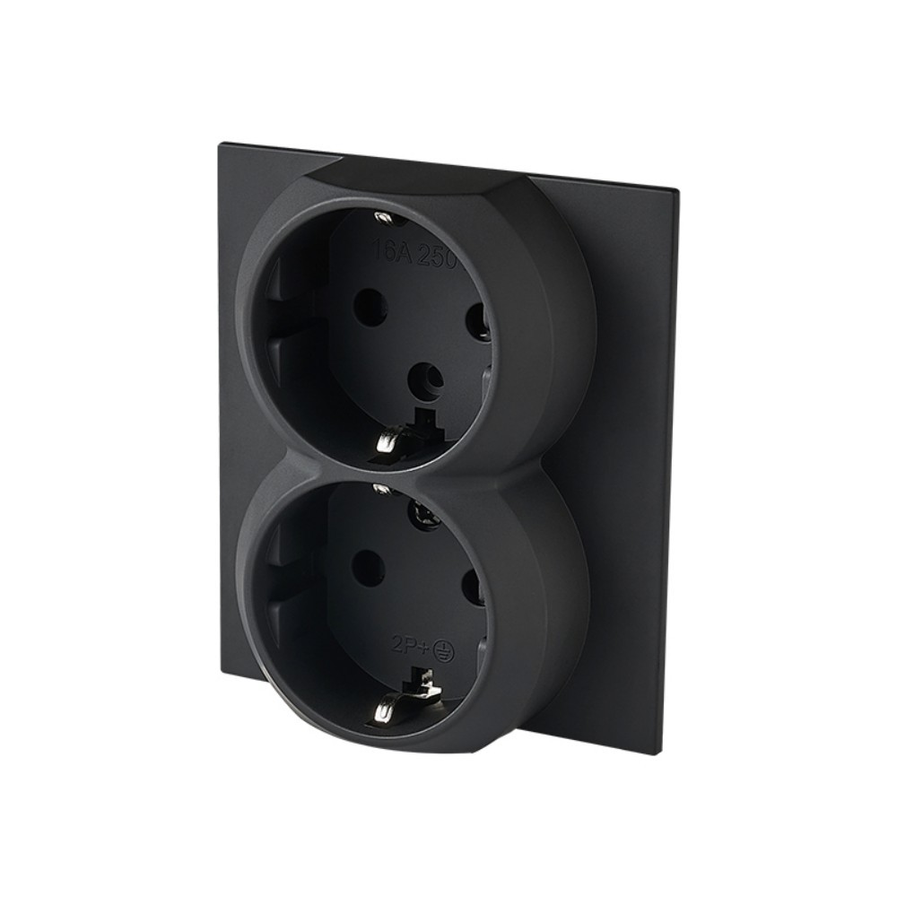 2 Schuko Socket Module