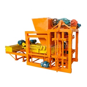 Semi-automatic Smart <strong>Block</strong> Machine Make 4 6 8 Inch <strong>Blocks</strong> Qtf4-24 From Linyi Hollow <strong>Block</strong> Machine <strong>Maker</strong>