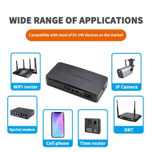 Mini Dc <strong>UPS</strong> <strong>Input</strong> <strong>110V</strong> 220V 10000mAh <strong>Output</strong> DC 9V 12V 15V 24V <strong>UPS</strong> Power Bank for Wifi Router Webcam CCTV Camera - Product Image 3