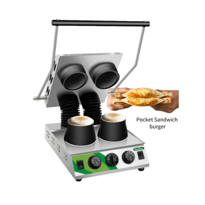 Profession elle kommerzielle UFO Burger Maschine elektrische <span class=keywords><strong>Eis</strong></span> Panini Press Sandwich Maker für Restaurants Snack-Ausrüstung