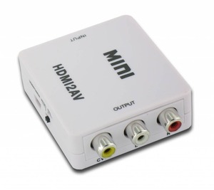 kuyil 1080P HDMI AV 3RCA CVBS复合视频音频转换器适配器支持PAL/NTSC带USB充电电缆PC笔记本电脑 - Product Image 2