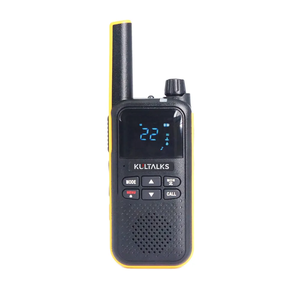 KT10 2 W FRS PMR UHF CB Walkie Talkie Zwei-Wege-Fernfunk mit kabellosem Headset B16