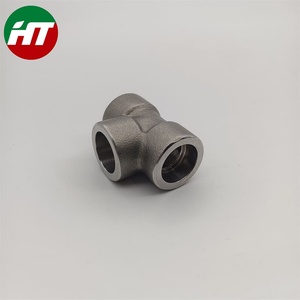 ASTM B564 SW <strong>NPT</strong> Forged Pipe Fitting ASME B16.11 <strong>1</strong>/<strong>2</strong>&quot; Inch Nickel Alloy 625 UNS N06625 Reducing Tee Sw Pipe <strong>Connection</strong> Fittings - Product Image 2