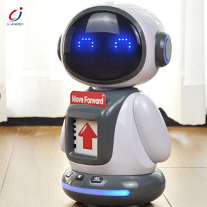 Chengji Ai Desktop Robot Lernspiel zeug Wiederauf ladbare Licht musik Programmier bare Intelligenz Kinder Flash Card Robot - Product Image 2
