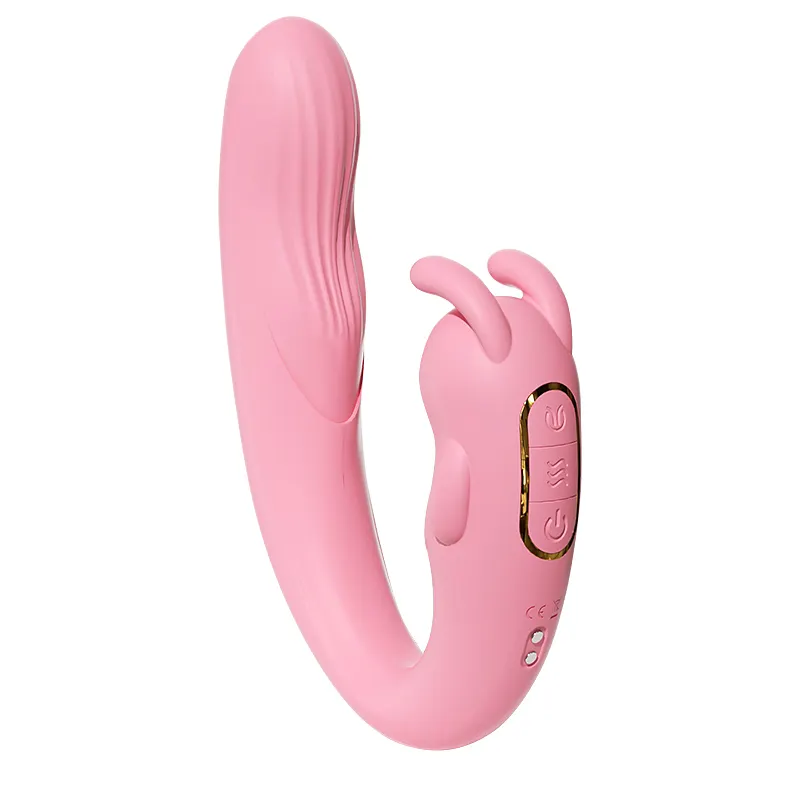 Nuevo juguete sexual femenino con vibrador de conejo, doble vibración interna y externa, dispositivo de masturbación del orgasmo del clítoris