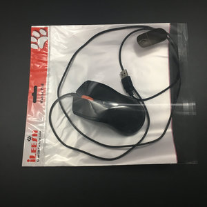 30 MIC promoción al por mayor tamaño personalizado claro transparente encabezado de tarjeta embalaje plástico CPP OPP bolsa autoadhesiva para joyería - Product Image 4
