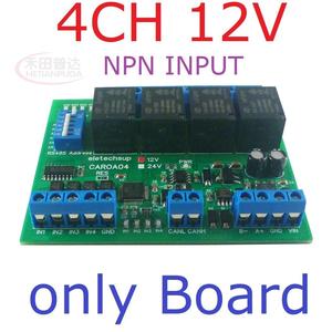 DC 12V/24V 4-16CH Módulo de relé de bus de campo CAN, RS485 Modbus RTU PLC IO, placa de expansión, entrada Digital NPN/PNP, controlador CAN - Product Image 6