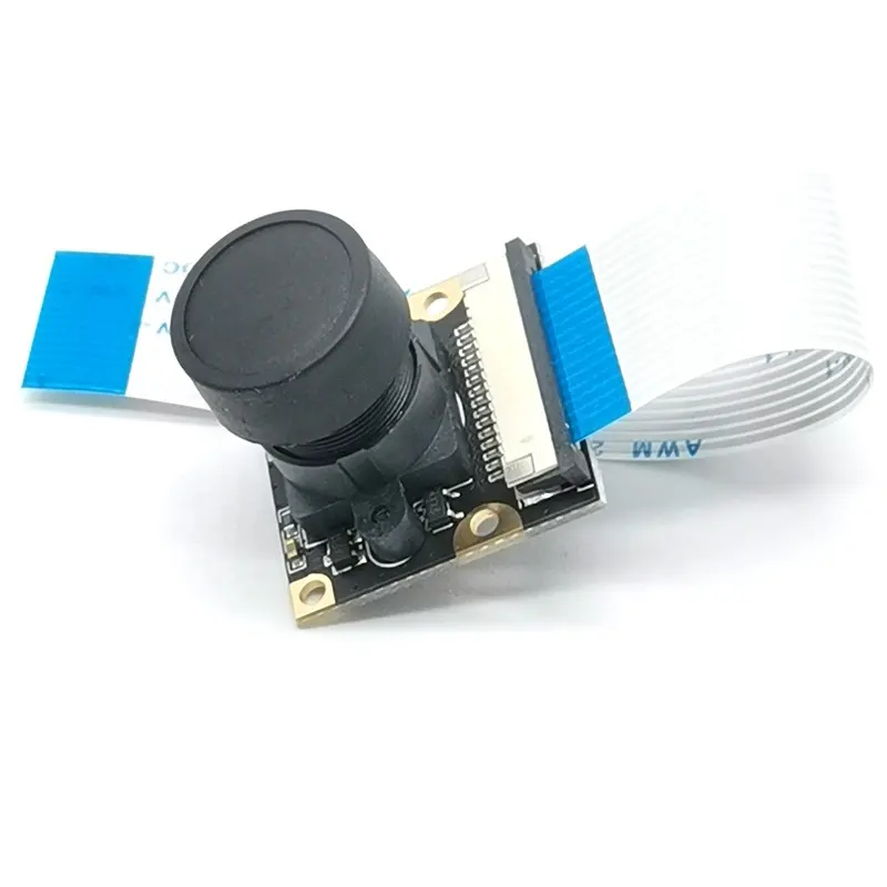 Modul Kamera 8MP IMX219, Kamera untuk Jetson Nano 160 Derajat FOV 3280X2464 dengan Kabel Datar Fleksibel 15 Cm