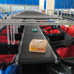 Máquina de clasificación totalmente automática para entrega urgente, comercio electrónico, terminales de almacenamiento, máquina de clasificación de paquetes