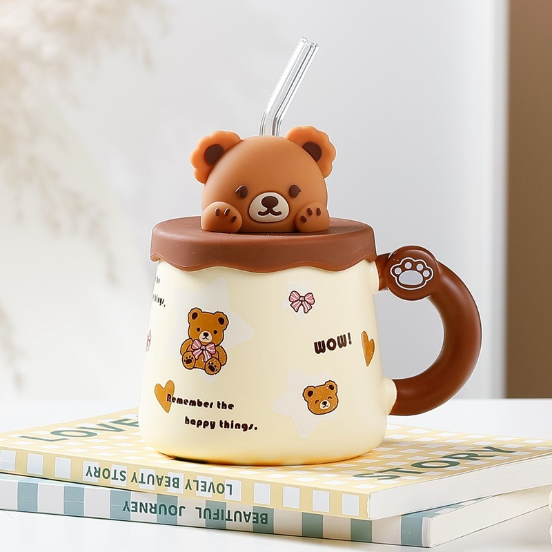 B-Cup + Lid + Straw