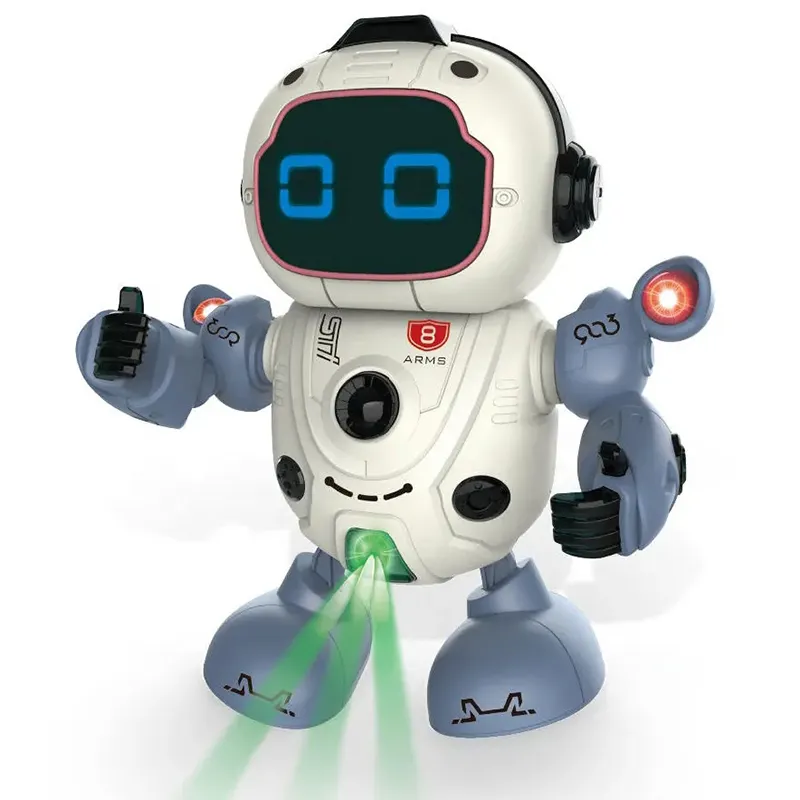 Hete Verkoop Kinderen Intelligente Technologie Educatief Dansen Licht Muziek Robot Speelgoed Robot Voor Kinderen Speelgoed