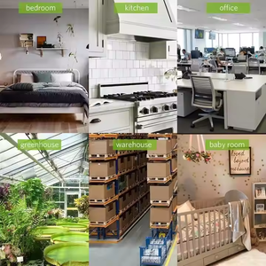 Kỹ thuật số LCD điện tử kỹ thuật số nhiệt độ độ ẩm Meter Nhiệt kế ẩm kế trong nhà thời tiết màn hình - Product Image 3