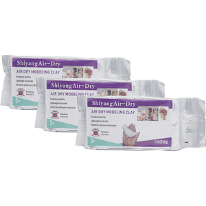 Wholesale 500g Soft DIY Pottery Air Drying Modeling Ceramic <strong>Clay</strong> for Diy <strong>Clay</strong> Projects With Full Set Tools Paint Instructions - Product Image 1