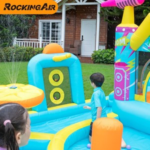 Professional Small Inflatable Water Slide for Kids Great Fun Pool <strong>Nip</strong> Slip on a Water Slide Supplier - Product Image 4
