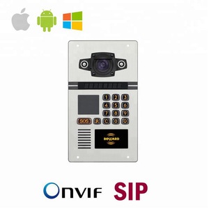 Intercomunicador de puerta de Audio SIP IP65, sistema de portero inteligente con 4 cables