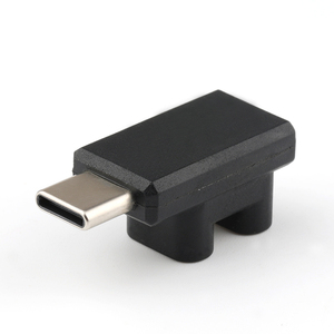 多功能直角USB 3.1 C公到双USB 3.1 C母转换器适配器 - Product Image 4