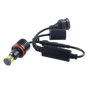 120W6000KホワイトH8LEDエンジェルアイズ<span class=keywords><strong>LED</strong></span>マーカーライトBMW2008-20105シリーズE60