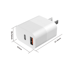 หัวชาร์จ Pd30w 30แกลเลียมไนไตรด์ชาร์จเร็วได้รับการรับรองคุณภาพพอร์ตคู่ A + C เหมาะสำหรับโทรศัพท์ Apple และ Android - Product Image 1