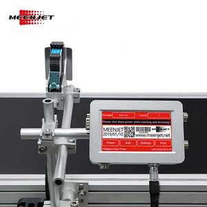 Codificación de código QR 2D de código de barras de fecha de caducidad multi-idiomas codificador de inyección de tinta térmica tij de la bolsa de plástico de marcado de la máquina de impresión
