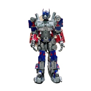 Ivi-disfraz de mascota robot para niños, disfraz de robot personalizado con iluminación realista