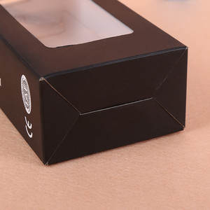 Popular caja de embalaje de chocolate con ventana, caja de tarjeta delgada de espuma de cartón de alta calidad personalizada en stock --- DH10171