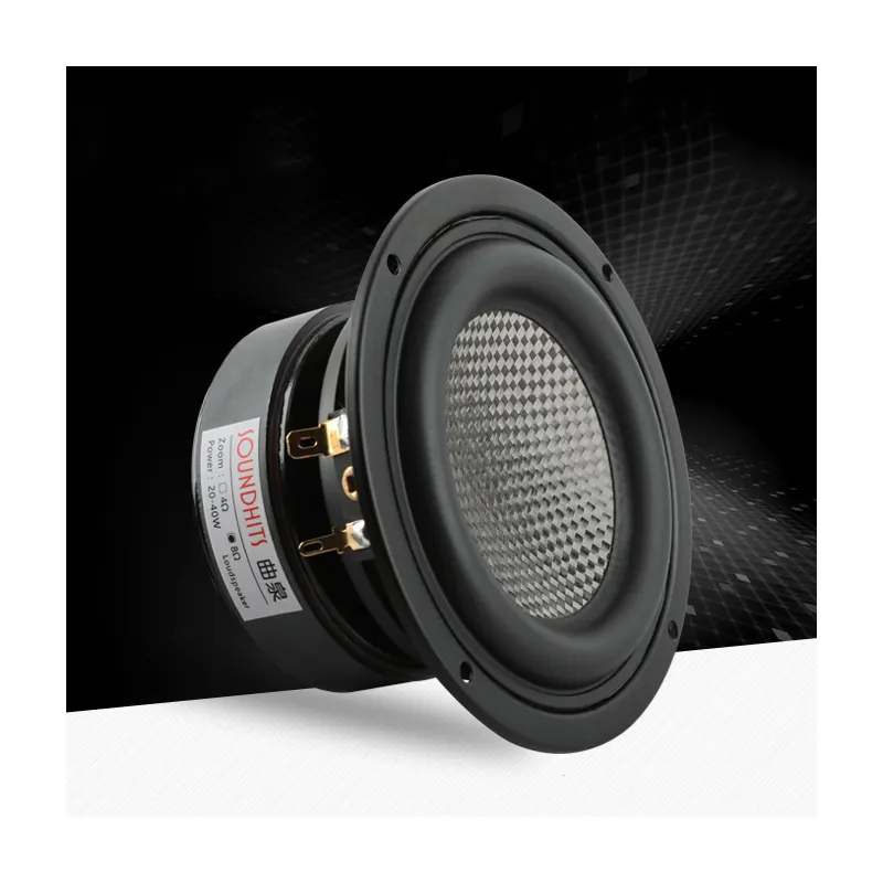 KYYSLB 4 pollici Subwoofer altoparlante per sala auto Audio altoparlante fai da te alta potenza alta alta alta potenza unità altoparlante di qualità del suono unità 40W casa 1 pz