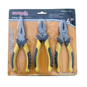 6 ''8'' Nipper diyagonal pense tel kesiciler kolu striptizci araçları kombinasyonu üç parçalı pense seti - Product Image 5