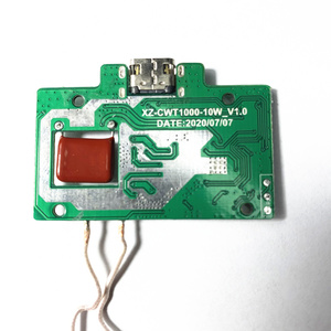 OEM ODM 15W 30w无线电源银行pcb板定制qi认证无线充电模块PCBA电路线圈3层