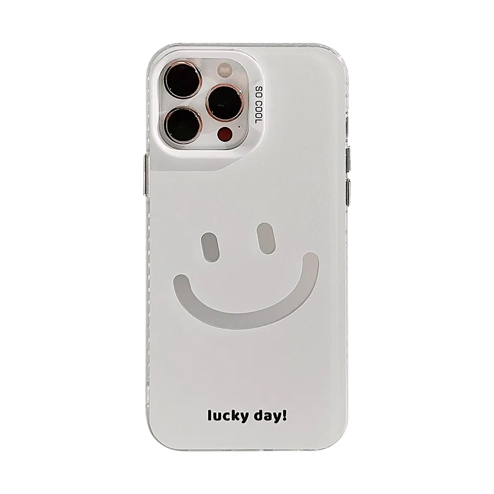 2024 самый продаваемый серебристый чехол для телефона Lucky Smile