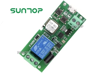 WiFi Wireless Smart Switch Relais modul für Smart Home 5V 5V/12V Ba für die Zugangs kontrolle, PC einschalten, Garagentor (5V) - Product Image 1