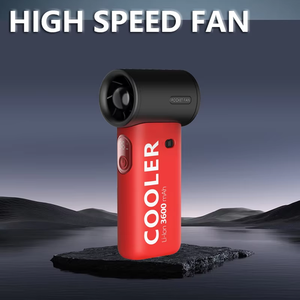 พัดลม USB แบบชาร์จไฟได้ความเร็วสูงแบบพกพารุ่นใหม่มีเทอร์โบรุนแรง100ระดับการควบคุมขั้นสูง5โวลต์สำหรับใช้ในครัวเรือน - Product Image 6