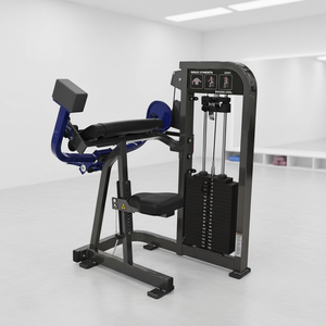 Alat Latihan Bisep Brachii Baja untuk Penggunaan Komersial, Dapat Disesuaikan, Tahan Lama, Beban 95KG - Product Image 6